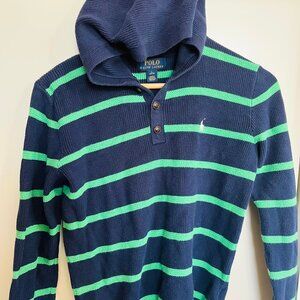 Polo Ralph Lauren Big Boys Long-Sleeve Sweater Hoodie Size 14-16